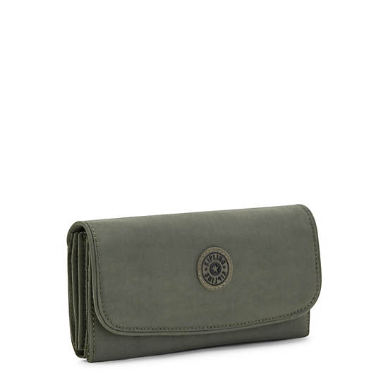 Kipling Money Land Snap Portefeuille Groen | België 1427QM